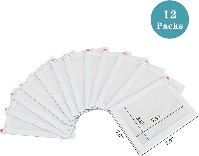 CRUGLA 12 Packs 4x6 Magnetic Picture Frames for Refrigerator, White Peel and Stick Frame Bulk, 4 by 6 Photo Holders for Fridge Dishwasher Whiteboard