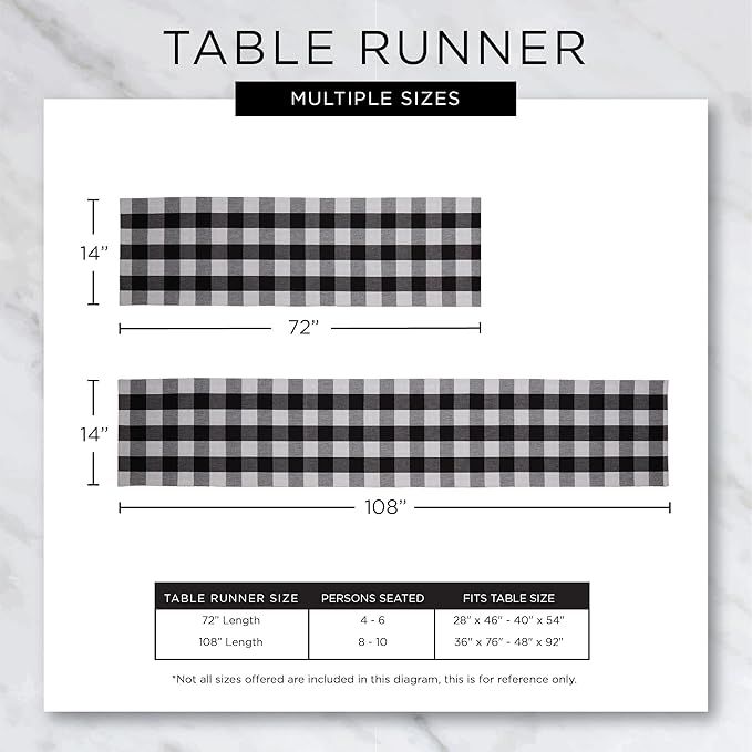 DII Woven Basic Tabletop Collection, Chevron Table Runner, 15x108, Nautical Blue