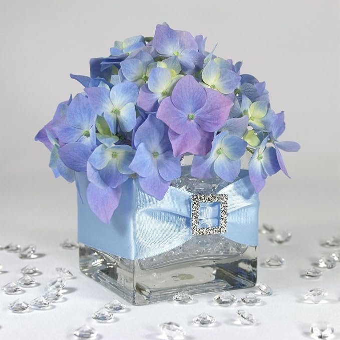 PATIKIL 14000Pcs Wedding Table Scatter Confetti Crystals 3mm Acrylic Diamonds Vase Fillers Gems for Table Centerpiece Decorations Bridal Shower Party, Blue AB