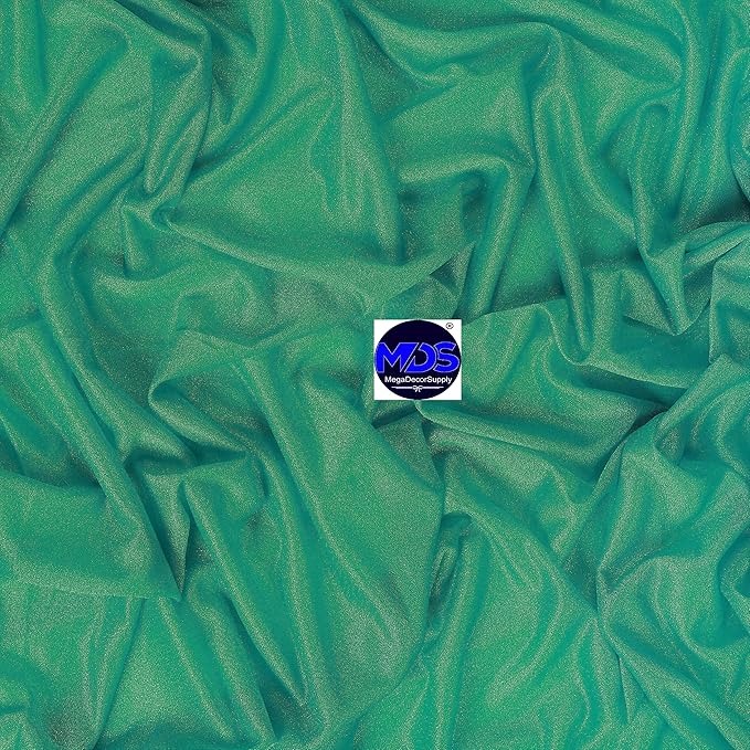 MDS Halloween Chiffon Draping Fabric - 1 Panel, 30" Wide x 30ft Long - Sheer Spooky Arbor & Canopy Drapery for Haunted House Backdrops, Party Ceilings, DIY Costumes & Themed Events - Emerald Green