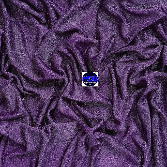 MDS Halloween Chiffon Draping Fabric - 1 Panel, 30" Wide x 30ft Long - Sheer Spooky Arbor & Canopy Drapery for Haunted House Backdrops, Party Ceilings, DIY Costumes & Themed Events - Cadbury Purple