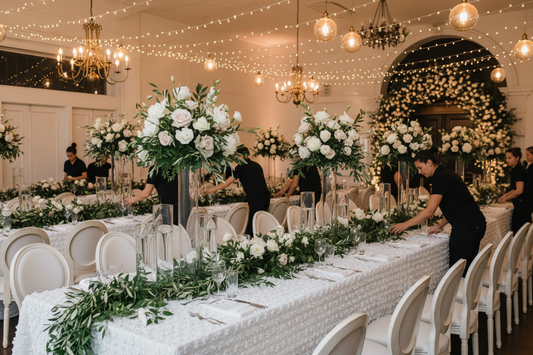 How to Decorate a Wedding Venue on a Tight Timeline