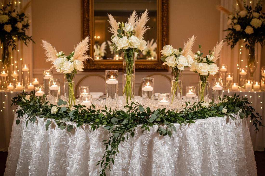 How to Style a Wedding Sweetheart Table That Steals the Show