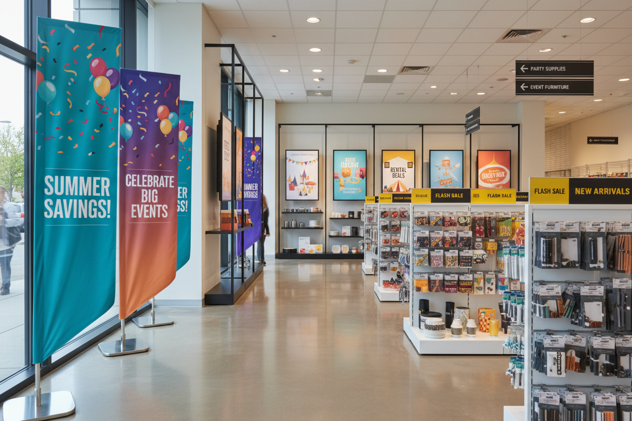 Event Store Signs & Displays
