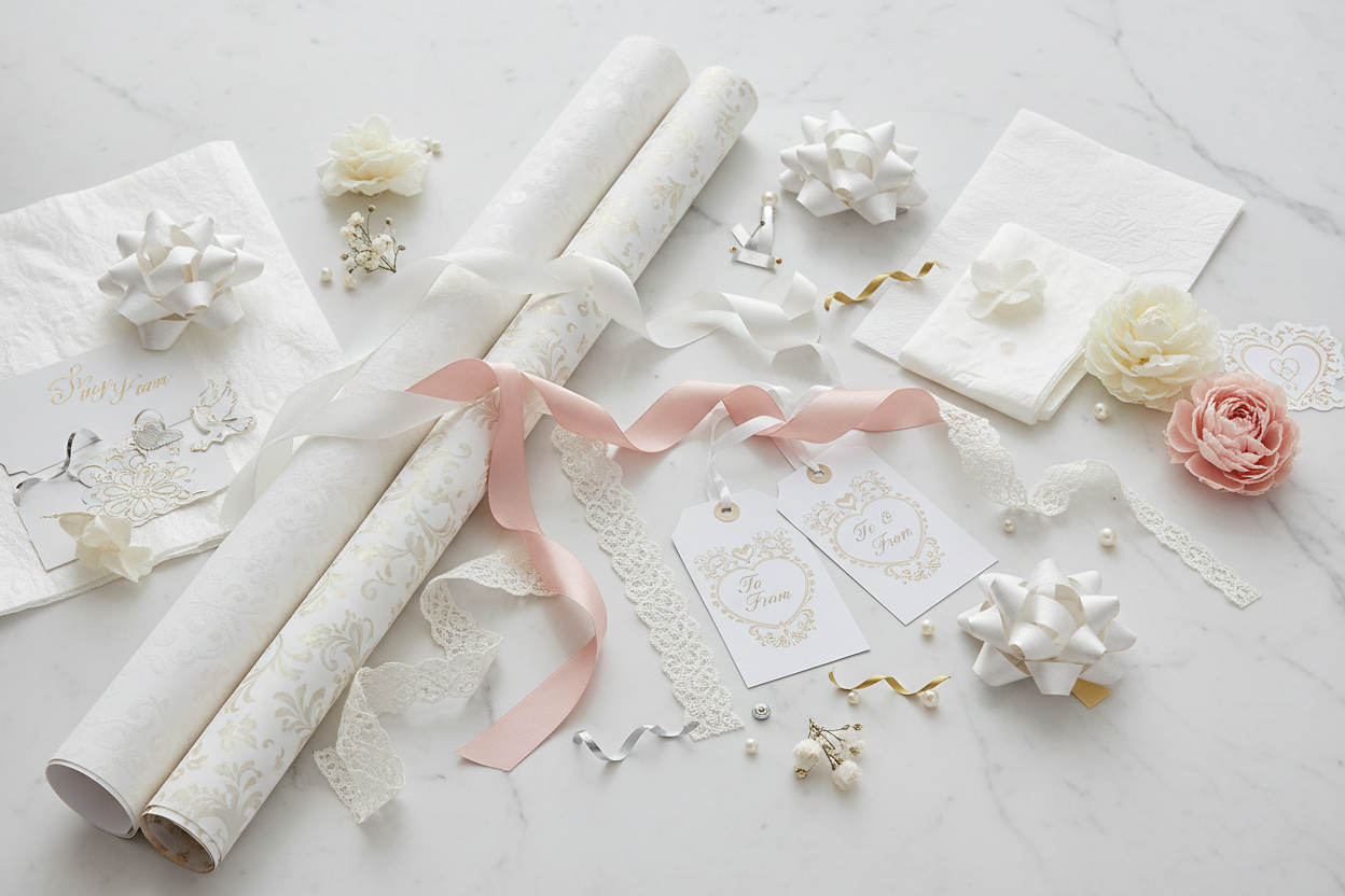 Wedding Gift Wrapping Supplies