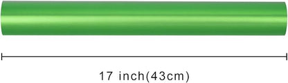 Garbendy Green Wrapping Paper - Solid Color Metallic Sparkle Paper Perfect for Father's Day, Birthday, Wedding, Baby Shower, Party - 17 Inch X 33 Feet