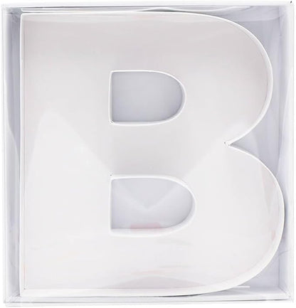 12" Fillable Cardboard Letter Charcuterie Gift Cupcake Box With Cover Sweets Packaging (B)
