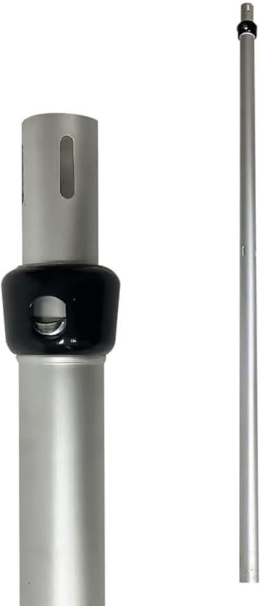 Portable Pipe and Drape Heavy Duty Backdrop Stand, ADJ Metal Frame and Heavy Metal Base for Wedding, Birthday Party, Photography Backdrop (1*ADJ UprightPole 4-7FT)