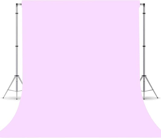 Light Purple Photography Backdrop for Photoshoot, Photo Backdrop Curtain, Perfect Light Purple Backdrops for Party Portrait Photoshoots Video Studio 8FTx10FT