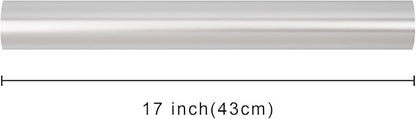 Garbendy Silver Wrapping Paper - Solid Color Metallic Sparkle Paper Perfect for Birthday, Wedding, Baby Shower, Party - 17 Inch X 33 Feet