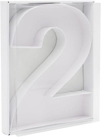 12" Fillable Cardboard Letter Charcuterie Gift Cupcake Box With Cover Sweets Packaging (2)