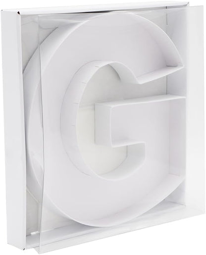 12" Fillable Cardboard Letter Charcuterie Gift Cupcake Box With Cover Sweets Packaging (G)