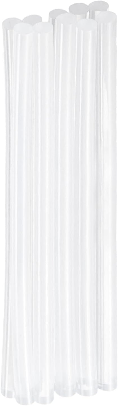 HARFINGTON 10pcs Hot Glue Sticks 0.28" Dia x 5.91" Long EVA Mini Hot Melt Adhesive Glue Stick for Hot Melt Gun Wood Plastic Glass Flowers Fabrics Foam, Clear