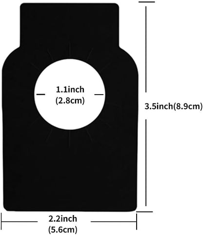 200 PCS Wine Bottle Tags –Paper Hanging Cellar Labels for Bottle Neck, Double-Sided Writable Gift Tags for Wine Racks, Champagne & Homebrew Organization (Black)