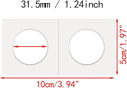 200 PCS Premium Cardboard Coin Flips 2 x 2 inch Coin Collection Supplies for Half Dollar, Mylar Coin Flips Coin Holders for Collectors (Half Dollar Coin Flips)