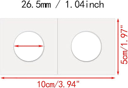 200 PCS Premium Cardboard Coin Flips 2 x 2 inch Coin Collection Supplies for Small Dollar, Mylar Coin Flips Coin Holders for Collectors (Small Dollar Coin Flips)