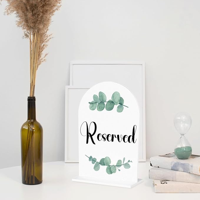 The Drinks are on Us Sign, Wedding Engagement Bridal Shower Party Decor for Reception Ceremony, Open Bar Signs, Weddings Table White Acrylic Sign