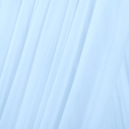 MLMC Baby Blue Wedding Arch Draping Fabric 2 Panels 29" x 20 FT Extra Long Lavender Gauze Drapes Sheer Backdrop Curtains 6.6 Yards Outdoor Drapery Panels for Wedding Ceremony Party Ceiling Decoration