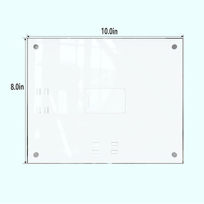 HELPLEX Picture Frames, 1 Pack 8x10 inch Acrylic Picture Frame Clear 8 x 10 Photo Frames Magnetic Picture Frames Ready for Tabletop Display, Effectively Protect Photos from Fading and Yellowing