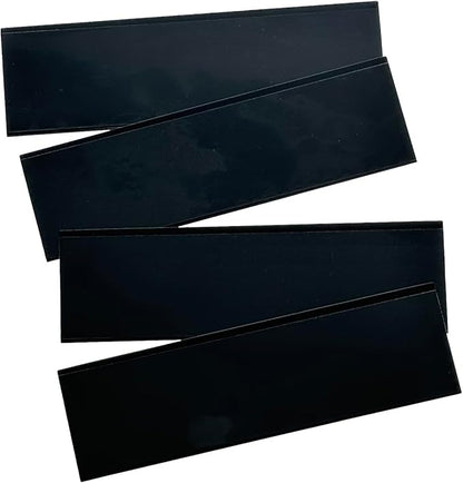 Philatelic Display Black Card Stamp Cover Stamp Collection Stamp Storage philatelic Album Stamps Collector Stamp Collecting Supplies Stamp Sleeves Stamp (1 Row Stamp Protective Cover 32 pcs)