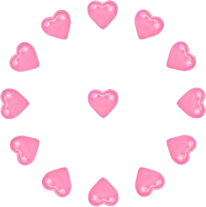 200pcs Pink Hearts Vase Filler Valentines Day Decorations, Acrylic Hearts Shaped Valentines Day Decor Plastic Heart Table Decor Pink