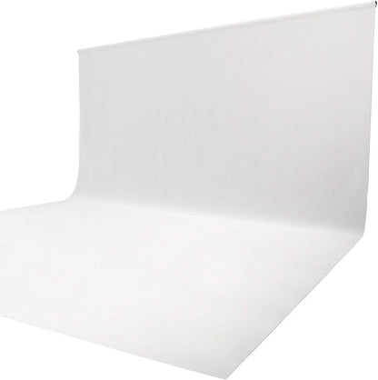 ISSUNTEX 10X12 ft Background Muslin Backdrop, Photo Studio, Collapsible High Density Screen for Video Photography and Television-White