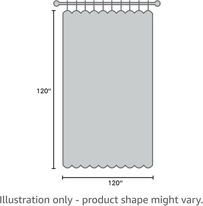 PARTISKY 10ftx10ft Ivory Chiffon Sheer Backdrop Curtains, Wrinkle-Free Wedding Backdrop Drapes for Birthday Party Ceremony Arch Stage Decor Background for Photography 5ft x 10ft,2 Panels