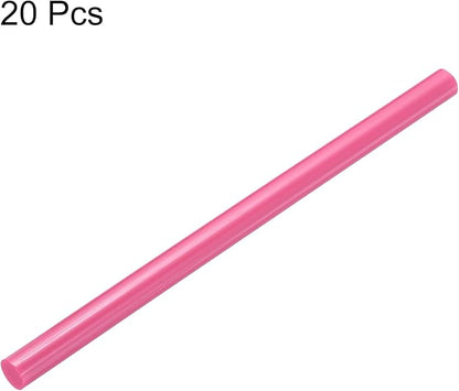 uxcell 20pcs Hot Glue Sticks for Glue Gun 11mm/0.43-inch x 8-inch Mini Hot Melt Adhesive Glue Stick Pink
