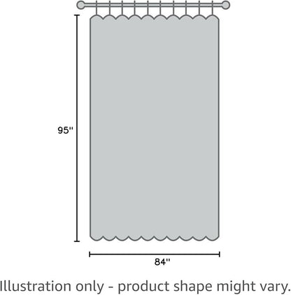 Vision Home Natural Pinch Pleated Semi Sheer Curtains Textured Linen Blended Light Filtering Window Curtains 95 inch for Living Room Bedroom Patio Pinch Pleat Drapes with Hooks 1 Panel 84" Wx95 L