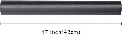 Garbendy Black Wrapping Paper - Solid Color Matte Gift Wrapping Paper Roll Perfect for Wedding, Birthday for Men, Christmas,Graduation Gifts, Father's Day Gifts - 17 Inch X 33 Feet