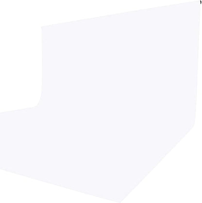 ISSUNTEX 5X7 ft Background Muslin Backdrop, Photo Studio, Collapsible High Density Screen for Video Photography and Television-White