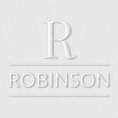 Personalized Wedding Embosser | Custom Made with Initials or Monograms for Couples | Elegant Designs for Stationery, Invitations, Napkins, and More (Design 10)