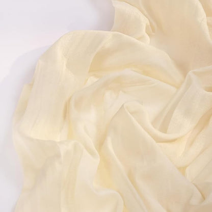 Beige Cheesecloth Table Runner 12 Pack Fall Table Runners 120 Inches Boho Gauze Cream Cheese Cloth Fall Table Decorations for Thanksgiving Wedding Bridal Baby Shower Garden Party Decor