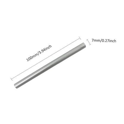 VARACL Hot Melt Glue Sealing Sticks for Letter Seal Stamp - Great for Wedding Invitations, Cards Envelopes, Snail Mails, Postcards, Greeting Cards, Gift Ideas, 7 x 100 mm, 20PCS (Silver)