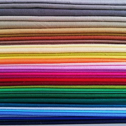 50 PCS 8" x 8" Precut Multi-Colors Cotton Fabric Squares Fabric Bundles for Sewing & Quilting Beginners