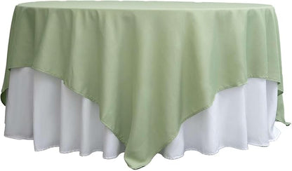 Efavormart 90" Sage Green Wholesale Linens Polyester Square Linen Tablecloth for Kitchen Dining Catering Wedding Birthday Party Events