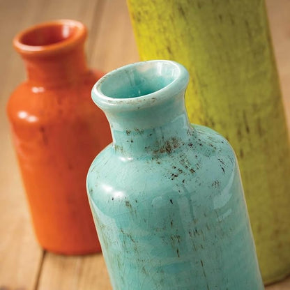 Sullivans Vase Set, Farmhouse Decor, Vases for Your Kitchen, Bedroom, Office, Living Room Bathroom, Mantle & Shelf Home Decor, Centerpiece Table Decorations (CM2334)