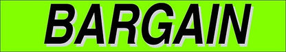 Ez-line Vinyl Windshield Stickers 3 Dozen 15 Inch Chartreuse Slogan Dealership Pro Pack for Car Lots (EZ115-Pack2)