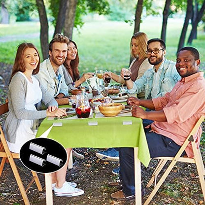 150 Pieces Table Skirting Clips Clear Tablecloth Clips for Indoor Outdoor Events Wedding Meeting Party Picnic Banquet