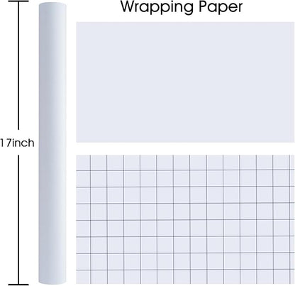 Garbendy Gift Wrapping Paper Roll-Solid Color Pearly-Lustre Paper,Perfect for Wedding, Valentine's Day,Birthday, Christmas,Baby Shower, Party - 17 Inch X 33 Feet