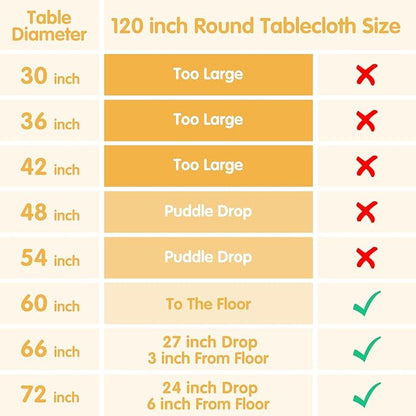 BRILLMAX 6 Pack Black Round Tablecloths 120 Inch - Circle Bulk Linen Polyester Fabric Washable Table Cloth Cover for Wedding Reception Banquet Birthday Party Buffet Restaurant