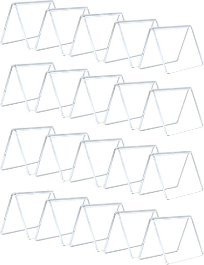 20 Pack AITEE Mini Chalkboard Signs - Acrylic Tabletop Signs for Food, Weddings, Parties & Messages