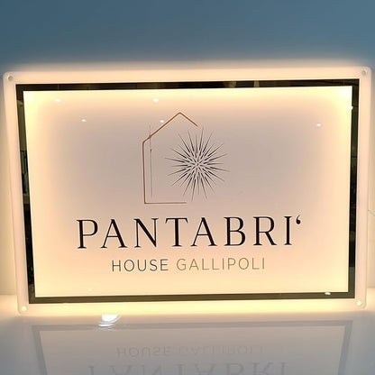 Custom LED Neon Sign for Business - Personalized Backlit Logo Sign, Floating Acrylic Metal Wall Decor for Salon, Office, Bar, Shop, Studio Illuminated Light Up Sign