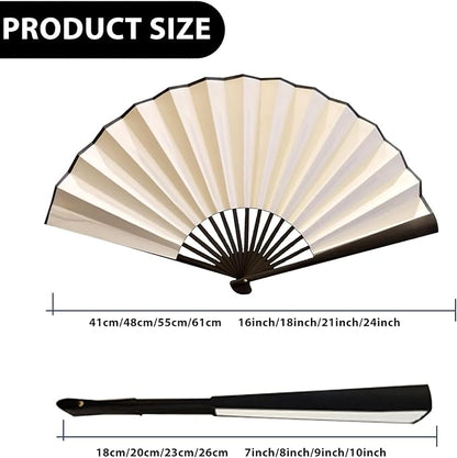 Decorative Folding Fans Personalized Fans Custom Fans Handheld Clack Fans for Line Dancing Customized with Picture Text, Fans Foldable for Line Dancing Wedding Saloon Cosplay Party Props