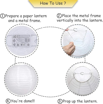 Paper Lanterns Decorative, Round Hanging Paper Lanterns Decorations for Bachelorette Engagement Birthday Party Decorations Purple/Lavender/White 15pcs