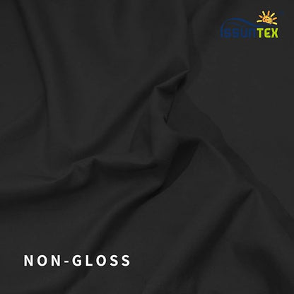 ISSUNTEX 10X12 ft Background Muslin Backdrop, Photo Studio, Collapsible High Density Screen for Video Photography and Television-Black
