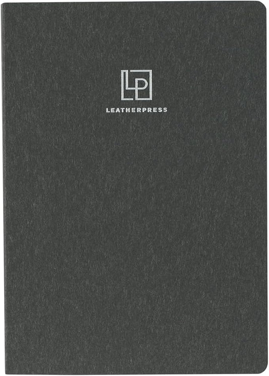 Luxury Leather Refillable Journal/Writing Notebook for Men & Women, Reusable Full-grain Leather Cover, 120gsm Thick Paper, Blank, Dotted, Lined Refills