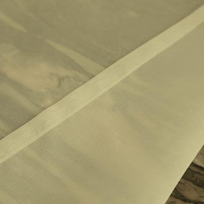 Window Light Yellow Sheer Curtains 90 Inches Long 2 Panels Sheer Curtain Basic Rod Pocket Panel for Bedroom Children Living Room Yard Kitchen (Light Yellow, 52" W x 90" L | 2 pcs)