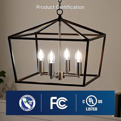 FLSNT 100W Equivalent LED Chandelier Light Bulbs E26 Base, 5000K Daylight Dimmable LED Candelabra Bulbs, 800LM, 6 Pack UL,CA65 Listed.