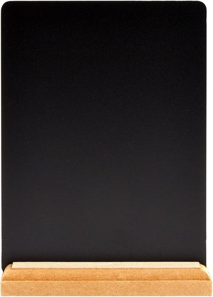 6 Pack Mini Chalkboard Signs with Stand for Table Decorations, Restaurant Food Display, Message Boards, Small Business, Wedding, Banquet, Coffee Shop (6 x 8 Inches)